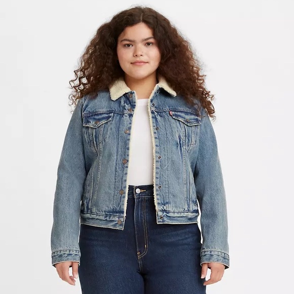 Levi’s Sherpa Trucker Jacket Size XS - Picture 4 of 12